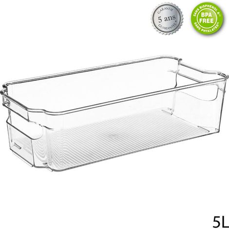 Organizador Para Nevera Tereftalato De Polietileno 31x15cm 5L Transparente (1/3)