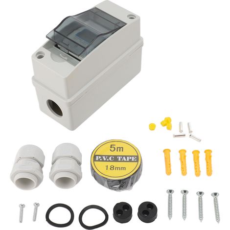 Medidor de energía monofásico DDSR687 con pantalla LCD retroiluminada, carcasa impermeable, para carril DIN de 35 mm, 220 V CA (1/5)