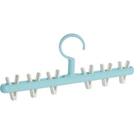Cintre multifonction coupe-vent pour vêtements, sous-vêtements, chaussettes et accessoires, séchage pratique, gain de place domestique, rose (1/4)