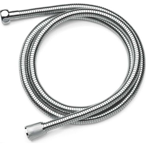 YMYNY Flexible de douche tuyau douche ecoflex double sertissage acier chromé 150 cm (1/3)