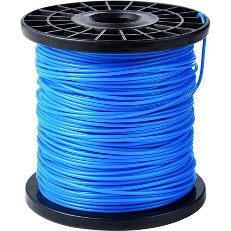 Fil pour Coupe-Bordure 1,6 mm X 100 m Rond DIY Bobine Nylon Débroussailleuse - (1/5)