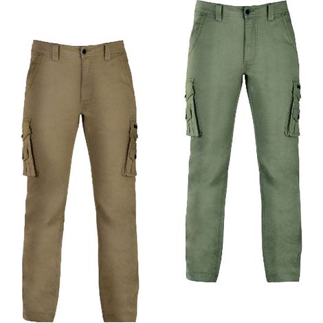 Pantaloni da lavoro Kapriol Cargo Uomo - XL - Verde