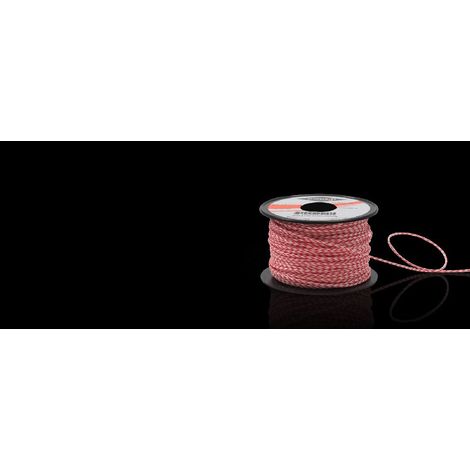 DL60PLUS CORDINO ANTIENREDO SKELETOR BLANCO/ROJO 60 m 1,6 mm