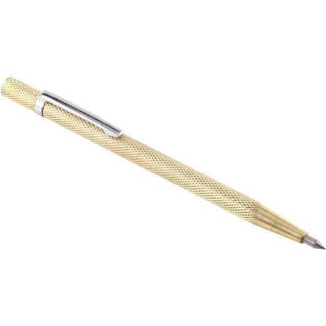 Scriber,Portable Carbide Tipped Scriber Engraving Tool, Glass Ceramic Metal Sheet Engraver Scribe Tool(Or)    1pc (1/5)