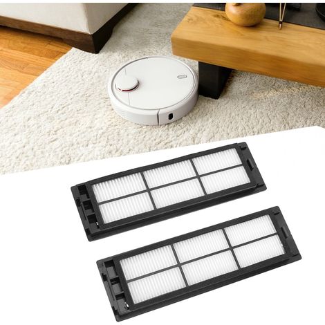 2 pièces filtres rechange compatibles XIAOMI Roborock aspirateur robot laveur plastique 16,4x5,2x1,2 cm (1/4)