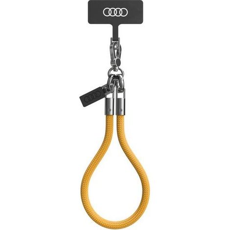 Cordón para teléfono Audi de 28 cm y 8 mm, color amarillo. (1/3)