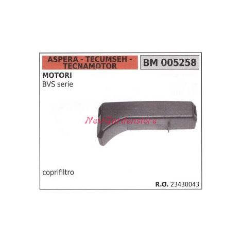 Coprifiltro aria ASPERA motore rasaerba tosaerba tagliaerba BVS serie 005258