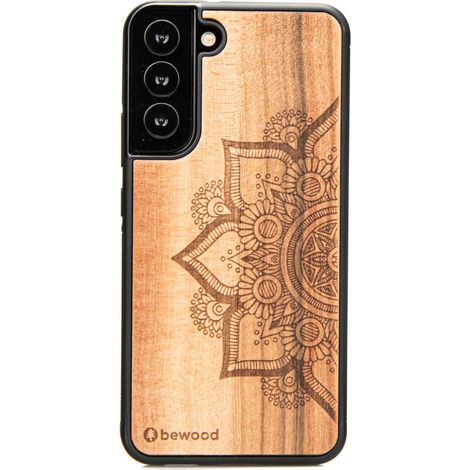 Funda de madera para Samsung Galaxy S22 Plus MANDALA MANZANO (1/3)