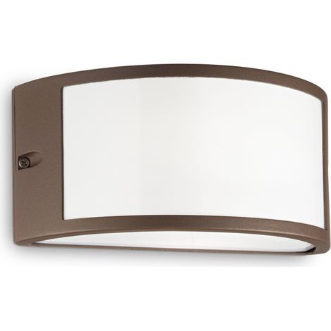 Applique Moderna Rex-1 Alluminio-Materie Plastiche Coffee 1 Luce E27 (1/2)