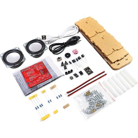 Kit de haut-parleur Bluetooth Électronique Projet de Soudage Pratique de Soudage Assemblage Kit Électronique Composant Facile à Installer (1/5)