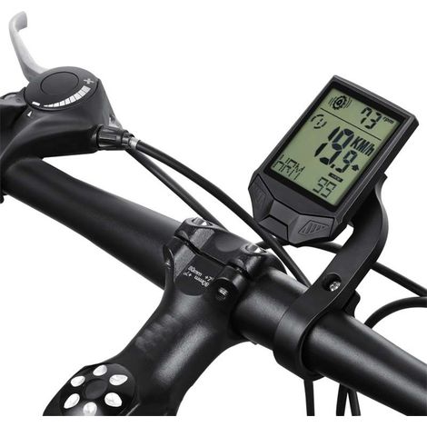 Compteur de vitesse et odomètre pour vélo, ordinateur de vélo sans fil étanche avec interrupteur à capteur tactile - Dugt (1/5)