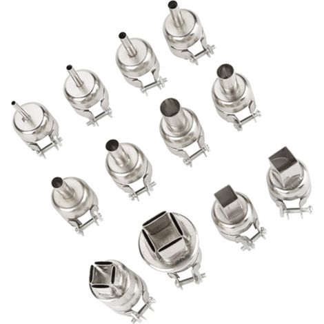 Kit de 12 buses pour pistolet à air chaud compatible avec les stations de soudage à air chaud 850 - accessoires de réparation (1/5)