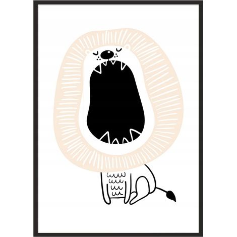 Póster con marco A4 cm León PD237 (1/5)