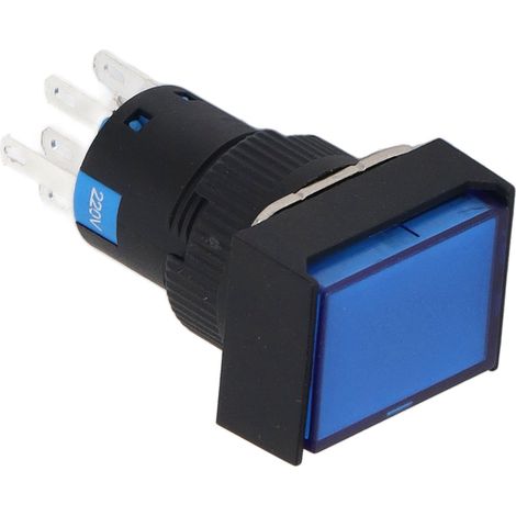 25-teiliger Druckknopf mit Kontrollleuchte, selbstverriegelnder Schalter für Industrie- und Haushaltsgeräte, 220 V. (1/5)