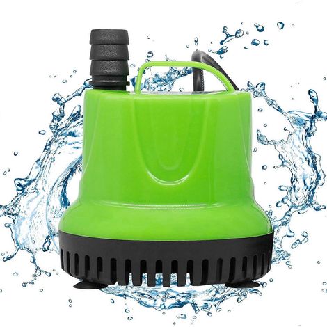 Pompe à eau submersible 25 W, 1200 l/h, ultra-silencieuse, pour fontaine, aquarium ou bassin. Pompe à eau de fond pour étang, jardin ou aquarium. (1/5)