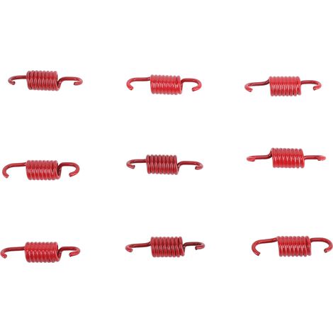 Ortviai Ressorts d'embrayage rouges 9 pièces pour scooter 50cc GY6 QMB139 – haute performance 1500 tr/min (1/5)