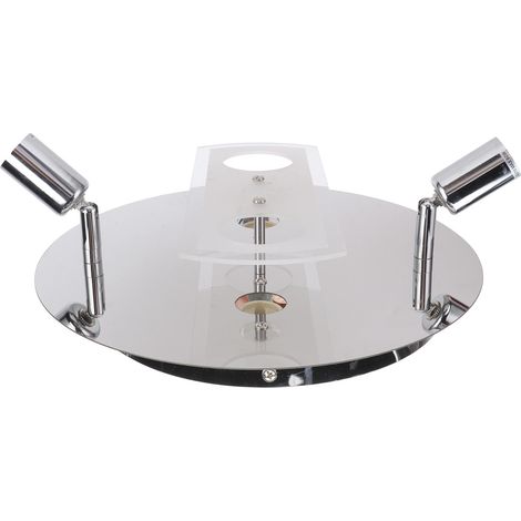 Plafonnier rond GU10, style simple, pour chambre ou salon, 85-265 V (1/5)