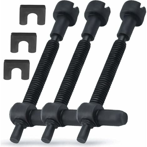Kit de Vis de Réglage de Chaîne/Chaîne Vis de Réglage du Tendeur pour Husqvarna 61 66 266 268 272 281 288 162 181 281XP 501537101 Pièces de Tronçonneuse (1/4)