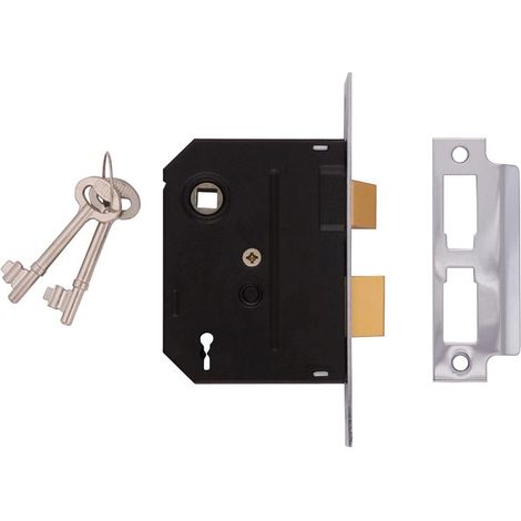 Union J2295-PL-3.00 2-Lever Mortice Sashlock in Polished Brass, 76mm (3-inch) Boxed Security Lock