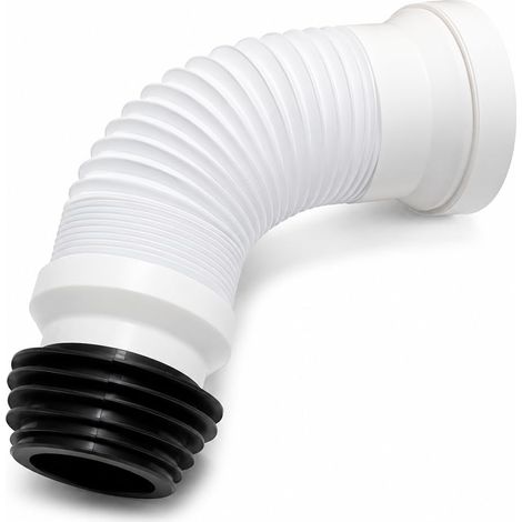 Pipe Flexible WC, 250mm-500mm Flexible Toilette, Pipe de Raccordement WC Extensible, Réglable WC Toilette Extensible à Lèvres, Articulée Coudé Adapte à Toutes Les Configurations (1/4)