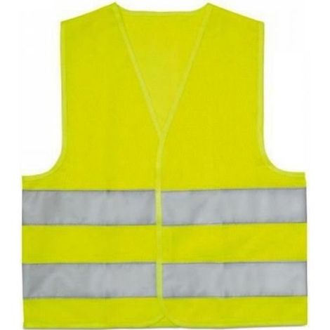 Gilet Jaune Fluo pour Enfant 5 - 10 ans Signalisation Routière Haute Visibilité
