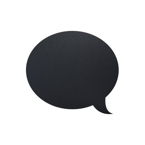 Ardoise Silhouette murale Bulle (1/2)