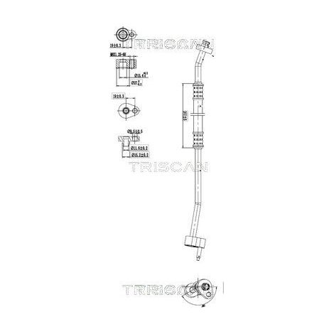 Conduite à haute/basse pression, climatisation TRISCAN 9010 16005 FORD 1744423