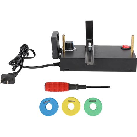 Coupe-ruban électrique manuel petit, couteau chauffant pour sangles, ventilateur inclus, prise CN 220V (1/5)