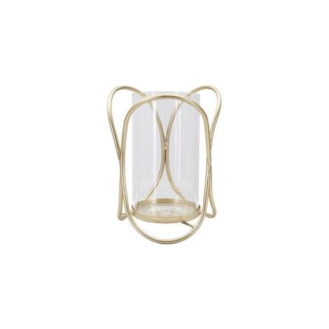 CANDLE HOLDER GLOX GOLD CM Ø 16X21,5 (1/5)
