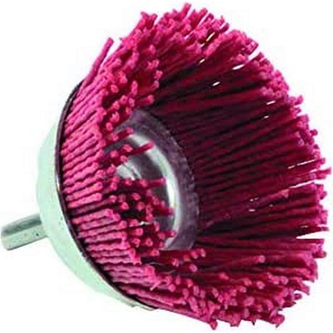 Brosse Coupe 45mm Nylon Sur Tige T6 G.80 Blister - Tivoly (1/2)