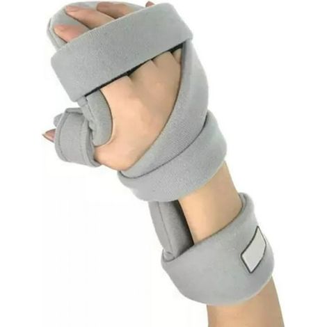 Attelle de main de repos, attelle de main pour AVC, ajustable pour les entorses, hommes et femmes H9W3