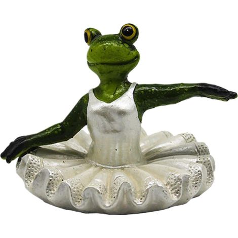 Statue De Grenouille - Décoration Flottante Pour Bassin Et Étang - En Résine - Idéale Pour Jardin Extérieur, Piscine, Aquarium Ou Intérieur - 1 Pièce (1/5)