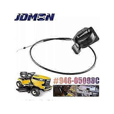 Câble d'accélérateur pour tondeuse autoportée Cub Cadet XT1 GT50 GT54 LT46 LT50 ST54 XT2 (2025) 946-05098C (1/5)