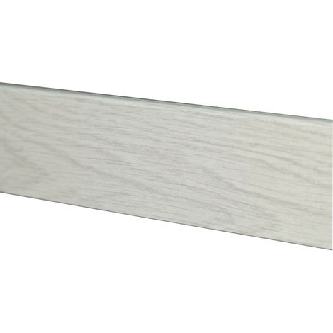 Battiscopa per Laminato Rovere Sbiancato Kasart 10 Pezzi