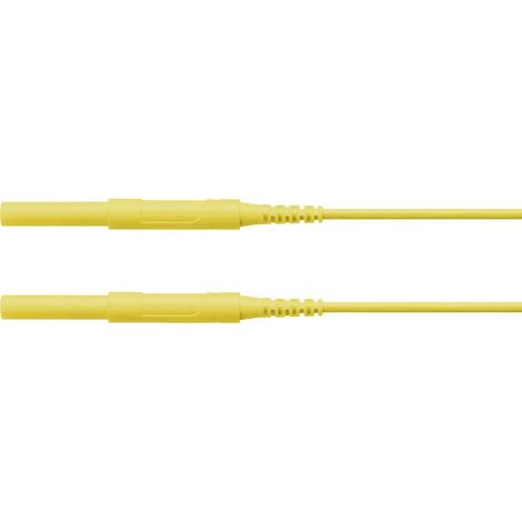 Schützinger Puntali di sicurezza Spina 4 mm Spina 4 mm 200.00 cm Giallo 1 pz. (1/2)