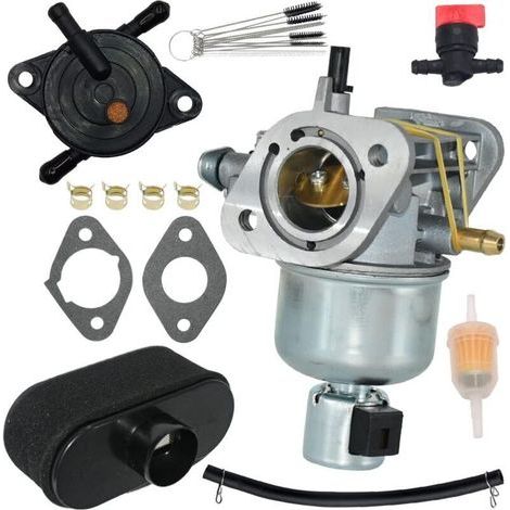 Compatibile con carburatore 15004-0818 con filtro dell'aria e pompa del carburante per motore Kawasaki specifico FS481V FH580V FS541V FR600V FS600V 15004-0827 15004-0822 15004-7060 15004-7053 (1/5)