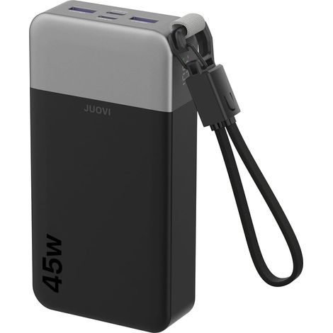 Batterie Externe Charge Rapide 45W 20000mAh Power Bank avec Câble (1/5)