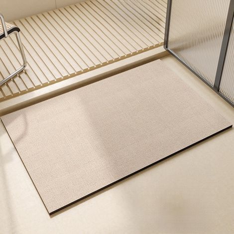 Tapis bain 40x60cm antidérapant épais absorbant séchage rapide doux, style 5 (1/5)