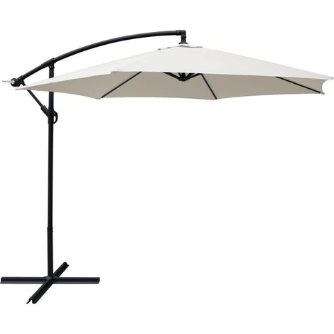 Parasol déporté rond Eko 3 m (1/4)