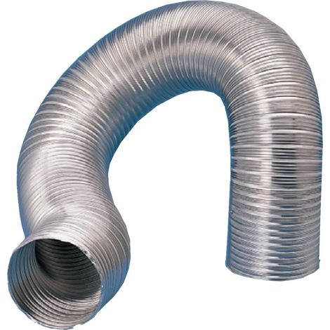 Unelvent – Gaine VMC aluminium semi rigide 200 mm – Longueur 3 mètres – Température d'utilisation -30 à +300°C – Raccordement hottes cuisines