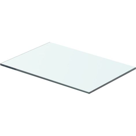 Pannello per mensola in vetro trasparente 40 x 20 cm 2702179/2