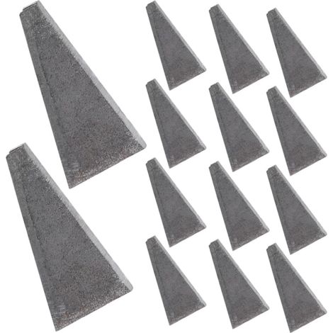 Milisten 20 pièces de cuivres triangulaires en acier pour le (1/5)