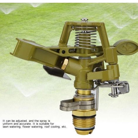 Arroseur - MNPT - Zinc alloy - Adjustable - Range 8 to 13.5 m - Water-saving