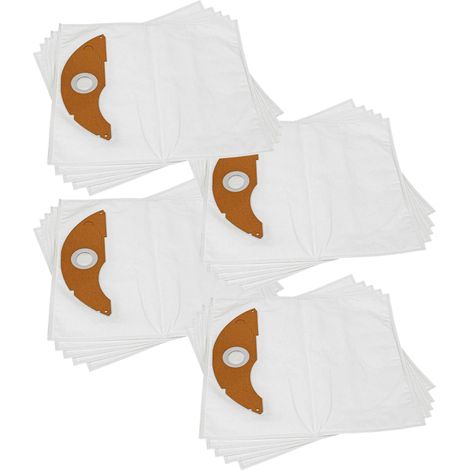 vhbw 20x Staubbeutel Ersatz für Starmix FBV 22, 454870 für Staubsauger - Mikrovlies, 49cm x 42cm Weiß (1/4)