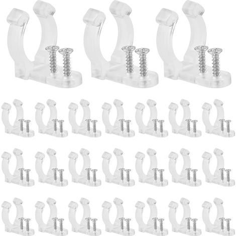 Clips de Fixation pour Tube Lumineux Support Ruban Led (1/5)