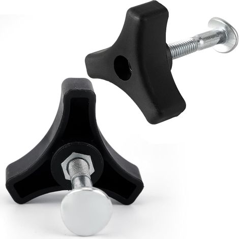 Lot de 2 boutons de poignée de tondeuse à gazon écrou boulons Accessoires Pour Tondeuse À Gazon Tondeuse À Gazon Poignée Vis Tondeuse À Gazon Poignée Boutons Pour Tondeuse À Gazon (1/5)