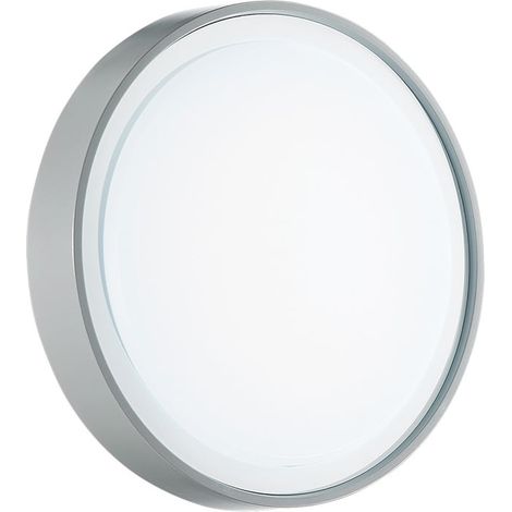 Plafonnier LED extérieur IP65 moderne rond 15W 1000lm Aidi - Gris (1/2)