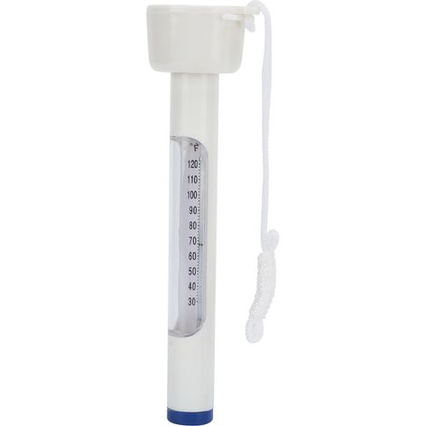 Thermomètre de piscine ABS incassable et résistant, pour bassins, aquariums, baignoires et piscines (1/5)