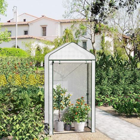WOLTU Garden Greenhouse Outdoor Grow House, White (1/5)
