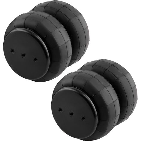 Pair Standard 2600lbs Air Suspension Spring Bag Bellows 1/2"npt Single Port (1/5)